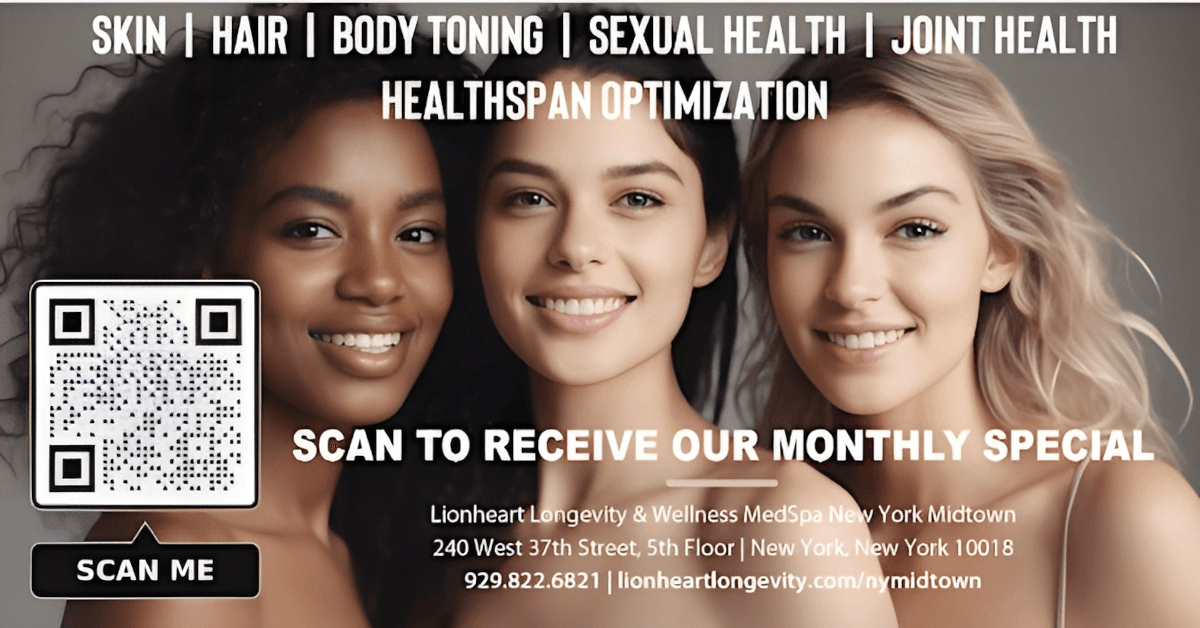 Lionheart Health Opens Flagship Longevity MedSpa in New York City with Proprietary Aging-Reversal Technology