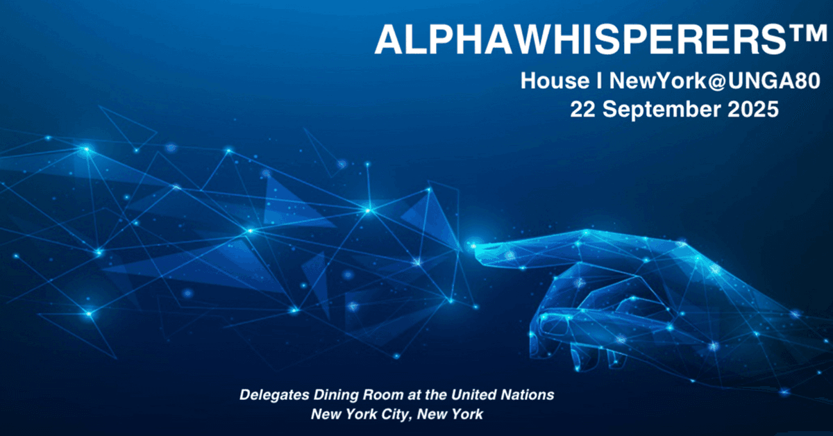 AlphaWhisperers Launches Global Leadership Movement at UNGA80 Event