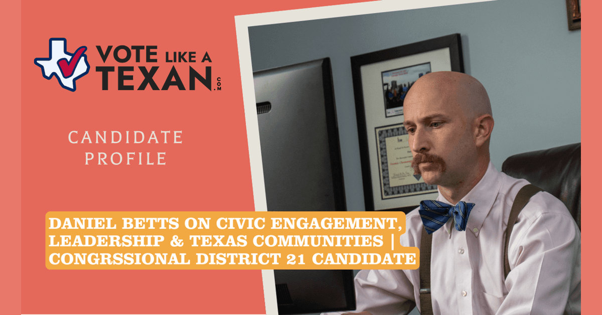 Texas Congressional Candidate Discusses Civic Engagement Barriers and Solutions in New Interview